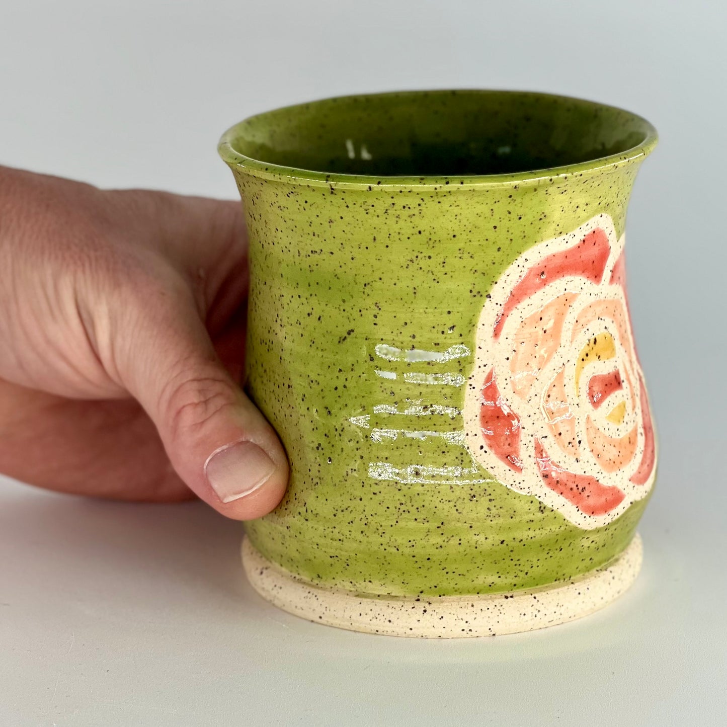 14 oz. Flower Thumb Mug