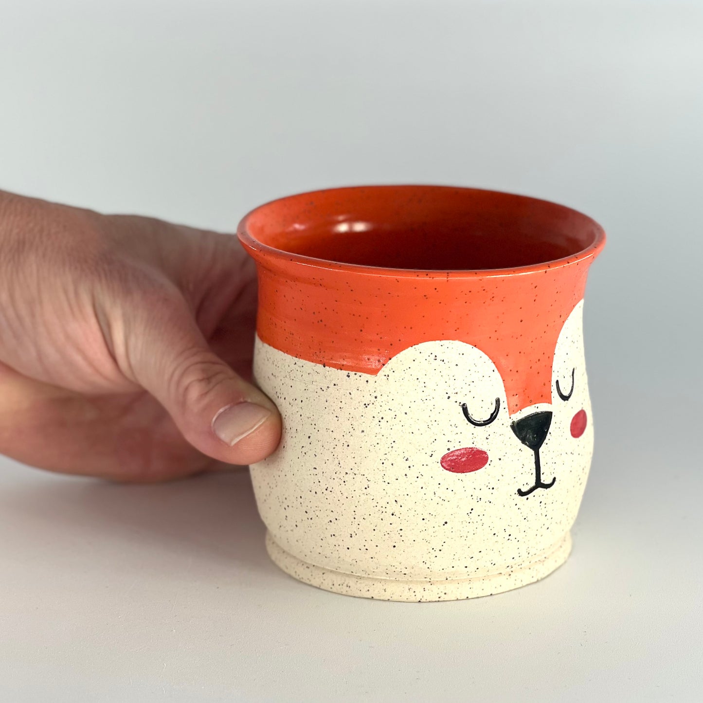 12 oz. Fawn Thumb Mug